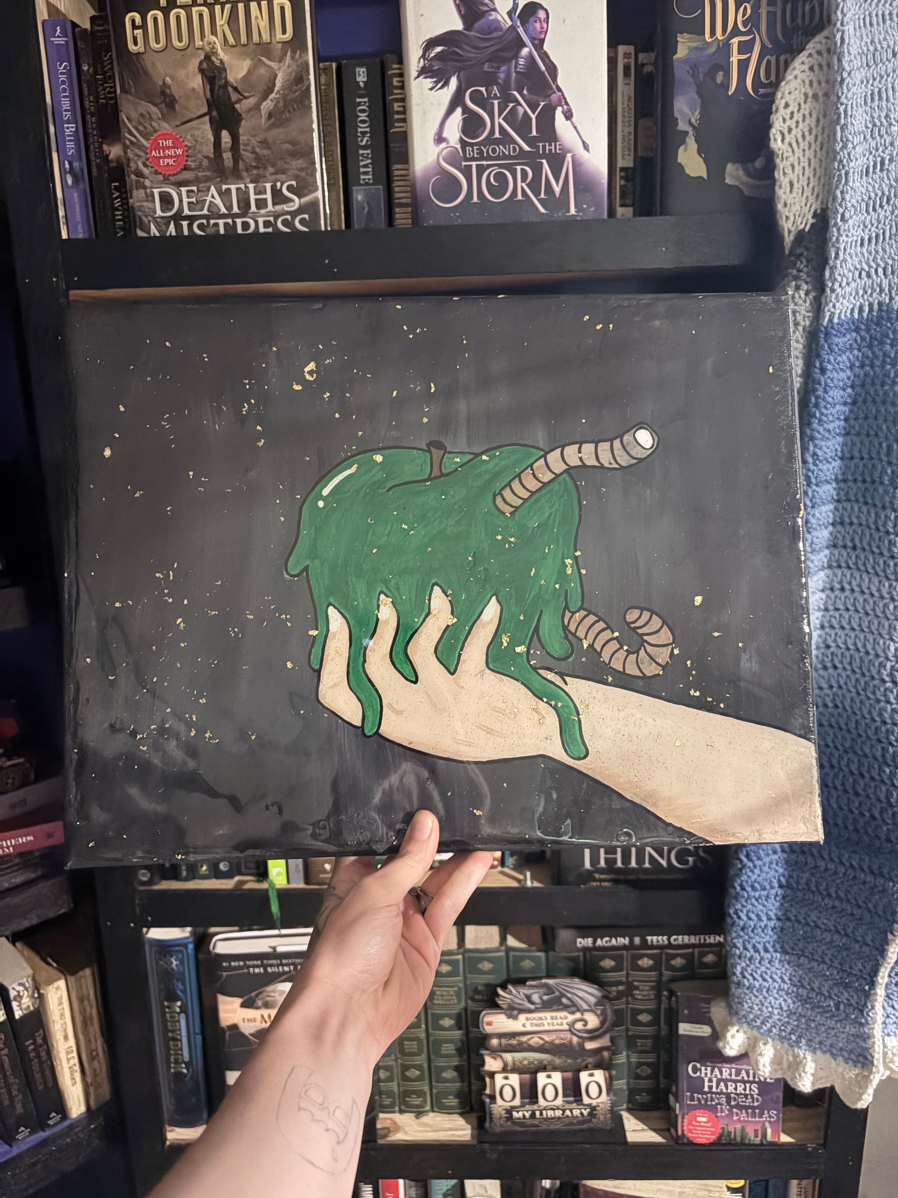 Resin Apple Painting