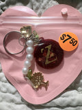 Z initial keychain charm