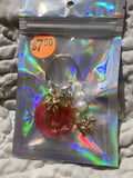 U initial keychain charm
