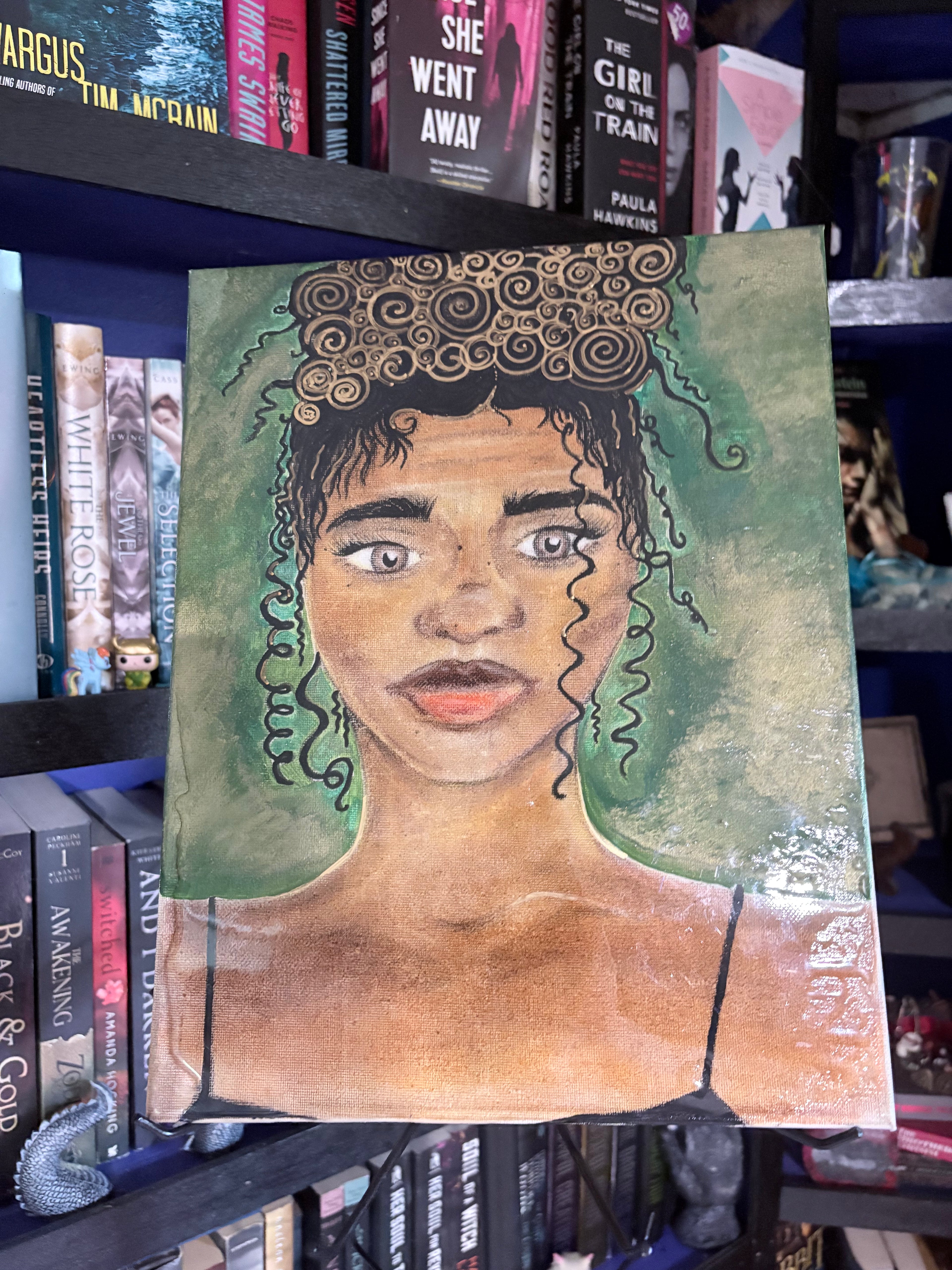Girl with golden curls